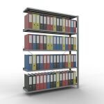 Anbauregal, Büro-Fachbodenregal Stecksystem...