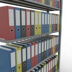 Anbauregal, Büro-Fachbodenregal Stecksystem MULTIplus85, 1800 x 1300 x 300 mm (HxBxT), 5 Fachböden, Kreuzstrebe, verzinkt, mit Anschlagleiste