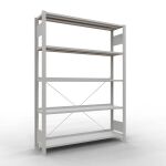 Grundregal, Büro-Fachbodenregal Stecksystem...