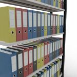 Anbauregal, Büro-Fachbodenregal Stecksystem MULTIplus85, 1800 x 1300 x 300 mm (HxBxT), 5 Fachböden, Kreuzstrebe, schwarz/RAL 7035 lichtgrau, mit Anschlagleiste