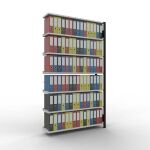 Anbauregal, Büro-Fachbodenregal Stecksystem...