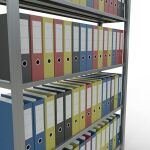 Grundregal, Büro-Fachbodenregal Stecksystem MULTIplus85, 1800 x 1300 x 300 mm (HxBxT), 5 Fachböden, Kreuzstrebe, verzinkt, ohne Anschlagleiste