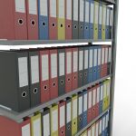 Anbauregal, Büro-Fachbodenregal Stecksystem MULTIplus85, 2000 x 1300 x 300 mm (HxBxT), 6 Fachböden, Kreuzstrebe, verzinkt, ohne Anschlagleiste