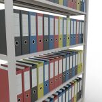 Grundregal, Büro-Fachbodenregal Stecksystem MULTIplus85, 1800 x 1300 x 300 mm (HxBxT), 5 Fachböden, Kreuzstrebe, RAL 7035 lichtgrau, ohne Anschlagleiste