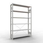 Grundregal, Büro-Fachbodenregal Stecksystem...