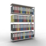 Anbauregal, Büro-Fachbodenregal Stecksystem...
