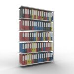 Anbauregal, Büro-Fachbodenregal Stecksystem...