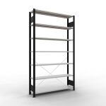 Grundregal, Büro-Fachbodenregal Stecksystem...