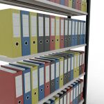 Anbauregal, Büro-Fachbodenregal Stecksystem MULTIplus85, 1800 x 1300 x 300 mm (HxBxT), 5 Fachböden, Kreuzstrebe, schwarz/RAL 7035 lichtgrau, ohne Anschlagleiste