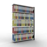 Anbauregal, Büro-Fachbodenregal Stecksystem...