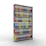 Anbauregal, Büro-Fachbodenregal Stecksystem...