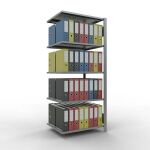 Anbauregal, Büro-Fachbodenregal Stecksystem...
