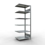 Anbauregal, Büro-Fachbodenregal Stecksystem...