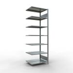 Anbauregal, Büro-Fachbodenregal Stecksystem...