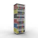 Anbauregal, Büro-Fachbodenregal Stecksystem...