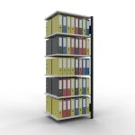 Anbauregal, Büro-Fachbodenregal Stecksystem...