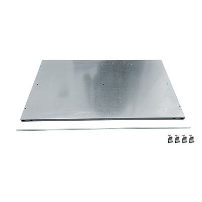 Zusatz-Fachboden MULTIplus150 750 x 600, verzinkt, inkl. 4 Fachbodenträgern und Mittelanschlag