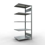 Anbauregal, Büro-Fachbodenregal Stecksystem...
