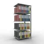 Anbauregal, Büro-Fachbodenregal Stecksystem...