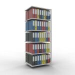 Anbauregal, Büro-Fachbodenregal Stecksystem...