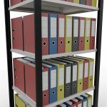 Grundregal, Büro-Fachbodenregal Stecksystem MULTIplus150, 1800 x 750 x 600 mm (HxBxT), 5 Fachböden, Längenriegel, schwarz/RAL 7035 lichtgrau, ohne Mittelanschlag