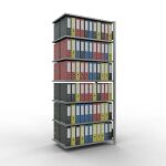 Anbauregal, Büro-Fachbodenregal Stecksystem...