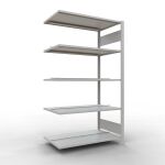 Anbauregal, Büro-Fachbodenregal Stecksystem...