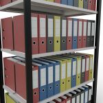 Grundregal, Büro-Fachbodenregal Stecksystem MULTIplus150, 1800 x 1000 x 600 mm (HxBxT), 5 Fachböden, Längenriegel, schwarz/RAL 7035 lichtgrau, mit Mittelanschlag