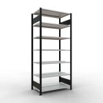 Grundregal, Büro-Fachbodenregal Stecksystem...