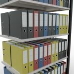 Anbauregal, Büro-Fachbodenregal Stecksystem MULTIplus150, 1800 x 1000 x 600 mm (HxBxT), 5 Fachböden, Längenriegel, schwarz/RAL 7035 lichtgrau, mit Mittelanschlag