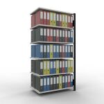 Anbauregal, Büro-Fachbodenregal Stecksystem...