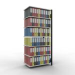 Anbauregal, Büro-Fachbodenregal Stecksystem...