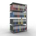 Anbauregal, Büro-Fachbodenregal Stecksystem...