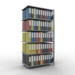 Anbauregal, Büro-Fachbodenregal Stecksystem...