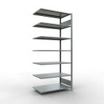 Anbauregal, Büro-Fachbodenregal Stecksystem...