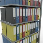 Anbauregal, Büro-Fachbodenregal Stecksystem MULTIplus150, 2300 x 1000 x 600 mm (HxBxT), 7 Fachböden, Längenriegel, verzinkt, ohne Mittelanschlag