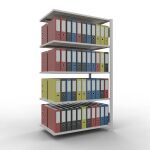 Anbauregal, Büro-Fachbodenregal Stecksystem...