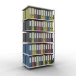Anbauregal, Büro-Fachbodenregal Stecksystem...