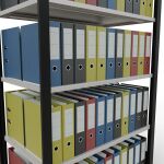 Grundregal, Büro-Fachbodenregal Stecksystem MULTIplus150, 1800 x 1000 x 600 mm (HxBxT), 5 Fachböden, Längenriegel, schwarz/RAL 7035 lichtgrau, ohne Mittelanschlag