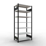 Grundregal, Büro-Fachbodenregal Stecksystem...