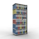 Anbauregal, Büro-Fachbodenregal Stecksystem...
