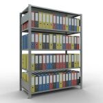 Grundregal, Büro-Fachbodenregal Stecksystem...