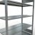 Grundregal, Büro-Fachbodenregal Stecksystem MULTIplus150, 1800 x 1300 x 600 mm (HxBxT), 5 Fachböden, Längenriegel, verzinkt, mit Mittelanschlag