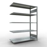 Anbauregal, Büro-Fachbodenregal Stecksystem...