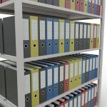 Grundregal, Büro-Fachbodenregal Stecksystem MULTIplus150, 1800 x 1300 x 600 mm (HxBxT), 5 Fachböden, Längenriegel, RAL 7035 lichtgrau, mit Mittelanschlag