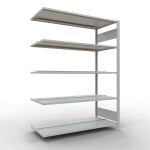 Anbauregal, Büro-Fachbodenregal Stecksystem...