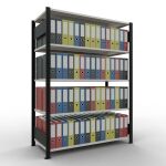 Grundregal, Büro-Fachbodenregal Stecksystem...