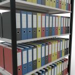 Grundregal, Büro-Fachbodenregal Stecksystem MULTIplus150, 1800 x 1300 x 600 mm (HxBxT), 5 Fachböden, Längenriegel, schwarz/RAL 7035 lichtgrau, mit Mittelanschlag