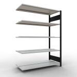 Anbauregal, Büro-Fachbodenregal Stecksystem...
