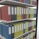 Anbauregal, Büro-Fachbodenregal Stecksystem MULTIplus150, 1800 x 1300 x 600 mm (HxBxT), 5 Fachböden, Längenriegel, schwarz/RAL 7035 lichtgrau, mit Mittelanschlag